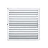 Grade De Ventilação Plástica Quadrada 25 X 25 Cm ITC