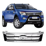 Grade Dianteira Ford Ranger 2013 2014 2015 Cromada
