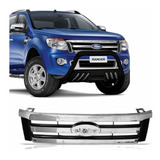 Grade Dianteira Ford Ranger Cromada 2013 2014 2015 2016