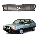 Grade emblema Dianteira Gol Voyage Saveiro 91 95 Cinza Claro