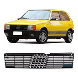 Grade Fiat Uno 1987 1988 1989 Frente Alta Com Friso Cromado