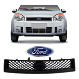 Grade Ford Fiesta 2008 A 2010 Preta Emblema Grade