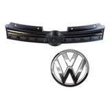 Grade Frontal Do Radiador E Emblema Volkswagen Gol Voyage G6