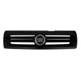 Grade Frontal Preta Com Emblema Preto Uno Way 09 A 13