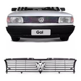 Grade Meio Farol Gol Saveiro 91 92 93 94 G1 C Emblema Cinza