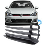 Grade Moldura Farol De Milha Golf Gti Mk7 De 2014 2018 Esq