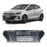 Grade Parachoque Central Hb20 2023 2024 Preta Texturizada