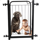 Grade Portão Proteção Cães Cachorros 60 A 70 Cm Criança Pet