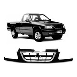 Grade Preta S10 Blazer 1995 1996 1997 1998 C Friso Cromado