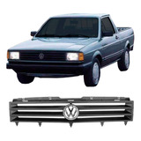 Grade Radiador Frontal Vw Saveiro Com Emblema 1987 1990 Nova