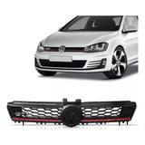 Grade Radiador Golf Gti Mk7 Friso Vermelho 2014 2015 2016 17