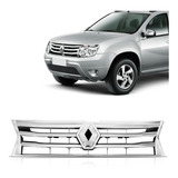 Grade Radiador Renault Duster 2012 A 2014 Cromada