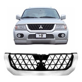 Grade Tela Superior Parachoque Dianteiro Pajero Sport 2004