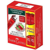 Grafite 0 5 B 24 Unidades Caixa Com 12 Tubos Faber Cas