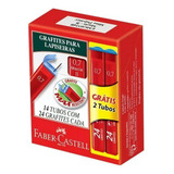 Grafite 0 7 B 24 Unidades Caixa Com 12 Tubos Faber Cas