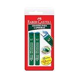Grafite 0 7mm 2B 2 Tubos De 24 Cada Faber Castell