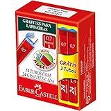 Grafite 0 7mm B Macio 14 Tubos De 24 Grafites Cada Faber Castell