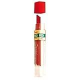 Grafite Hi Polymer Super 0 5 Mm Vermelho Tubo C 12 Minas Pentel