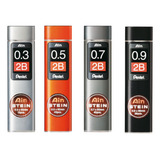 Grafite Pentel Ain Stein 2b 0 3 0 5 0 7 0 9 Escolha 