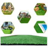 Grama Sintética Decorativa Jardim 1m 1 00m X 1 00m 12mm