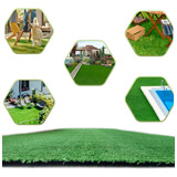 Grama Sintética Decorativa Jardim 4m 1 00m X 4 00m 12mm