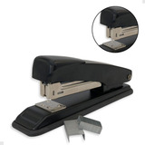 Grampeador De Mesa Profissional 13cm Até 20 Folhas Em Aço