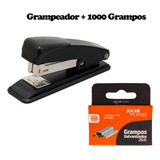 Grampeador De Papel Médio 26 6 1000 Grampos Galvanizados