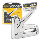 Grampeador Pinador Manual Com 600 Grampos Grátis Vonder