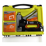 Grampeador Pinador Manual Profissional C maleta 600 Grampos