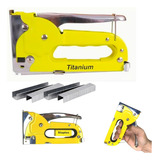 Grampeador Profissional 4 14mm Com 2200 Grampos
