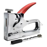 Grampeador Profissional Tapeceiro Manual C Ajuste De Pressao