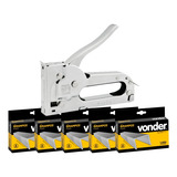 Grampeador Tapeceiro Manual Madeira Forro Pvc 5 000 Grampo