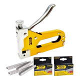 Grampeador Tapeceiro Profissional 4 14mm 2200 Grampos