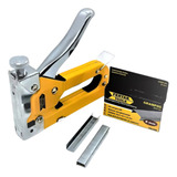 Grampeador Tapeceiro Profissional Alta Pressão 4 14mm