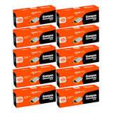 Grampo 26 6 P Grampeador De Papel Galvanizado Kit 10 Caixas