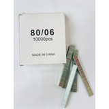 Grampo 80 06 Para Grampeador Pneumatico Cx Com 10 000
