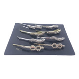 Grampo De Cabelo Com Strass Pra Festa Casamento Kit 10 Pares