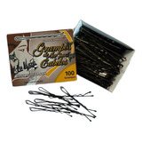 Grampo De Cabelo La Lupe Castanho Brown N 05 Com 100 Un