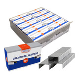 Grampo P Grampeador 26 6 Galvanizado 50 Cx C 5000 Unidades