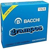 Grampo Para Grampeador Bacchi 106 8 Galvanizado 2500 Grampos