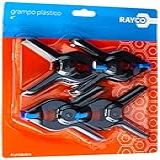 Grampo Plástico 4 Pol Com 4 Unidades Rayco