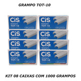 Grampo Tot 10 Kit 08 Caixas
