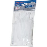 Grampo Trilho Plastico Dello 50pcs Branco 0301 e