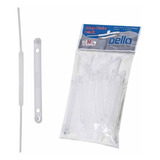 Grampo Trilho Plastico Pasta Suspensa Branco 50un Dello