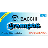Grampos 26 6 Cobreados Cx 5000 Bacchi