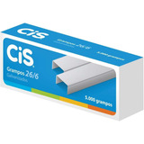 Grampos 26 6 Galvanizado Para Grampeador 20 Folhas Cis