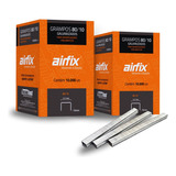 Grampos Airfix 8010 Aço 10mm 10 000 Unidades Por Caixa