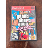 Grand Theft Auto  Vice City Ps2 Cd Original Da Época