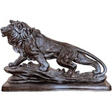Grande Estátua Escultura De Leão Exclusivo Luxo
