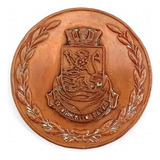 Grande Medalha Antiga Bronze Maciço Primeiro Distrito Naval